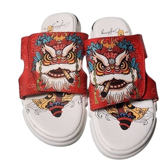 Gureito Shoes - Ngouxm Unisex Dragon Japanese EVA slide Sandal W9.5 M8